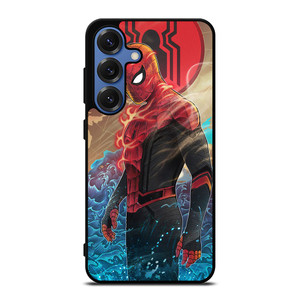 SPIDERMAN FLAME Samsung Galaxy S25 Case Cover