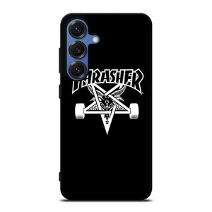 THRASER SKATEBOARD BLACK Samsung Galaxy S25 Case Cover