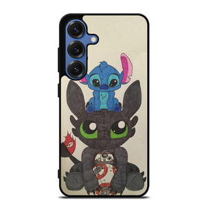 TOOTHLESS AND STITCH Samsung Galaxy S25 Case Cover