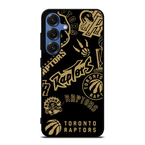 TORONTO RAPTORS LOGO COLLAGE Samsung Galaxy S25 Case Cover
