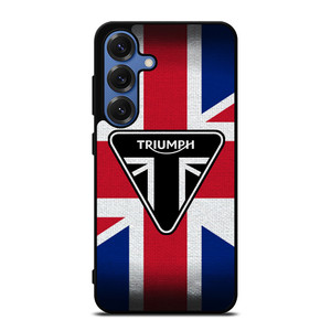 TRIUMPH MOTORCYCLE FLAG LOGO Samsung Galaxy S25 Case Cover