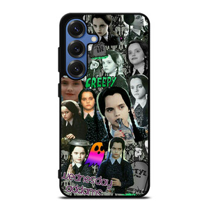 WEDNESDAY ADDAMS COLLAGE Samsung Galaxy S25 Case Cover WEDNESDAY ADDAMS COLLAGE Samsung Galaxy S25 Case Cover