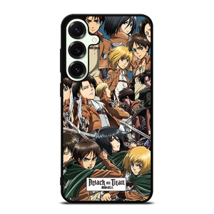 ATTACK ON TITAN ALL CHARACTER Samsung Galaxy S25 Plus Case Cover ATTACK ON TITAN ALL CHARACTER Samsung Galaxy S25 Plus Case Cover