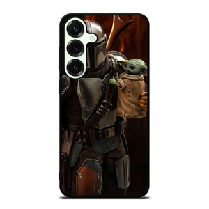 BABY YODA AND THE MANDALORIAN 3 Samsung Galaxy S25 Plus Case Cover BABY YODA AND THE MANDALORIAN 3 Samsung Galaxy S25 Plus Case Cover