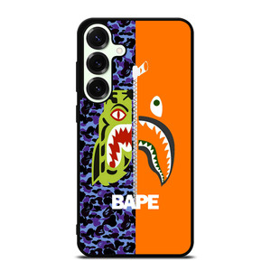 BAPE CAMO SHARK ZIPPER Samsung Galaxy S25 Plus Case Cover BAPE CAMO SHARK ZIPPER Samsung Galaxy S25 Plus Case Cover