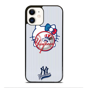 HELLO KITTY NEW YORK YANKEES iPhone 12 Case Cover