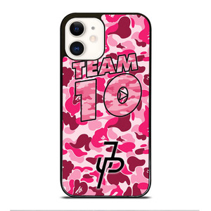 JAKE PAUL TEAM 10 PINK CAMO iPhone 12 Case Cover