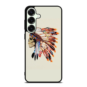 INDIAN FEATHER SKULL 2 Samsung Galaxy S25 Plus Case Cover