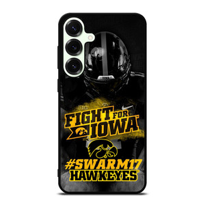 IOWA HAWKEYES FIGHT Samsung Galaxy S25 Plus Case Cover IOWA HAWKEYES FIGHT Samsung Galaxy S25 Plus Case Cover