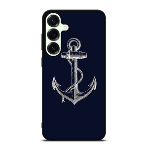 NAUTICAL ANCHOR NAVY BLUE Samsung Galaxy S25 Plus Case Cover NAUTICAL ANCHOR NAVY BLUE Samsung Galaxy S25 Plus Case Cover