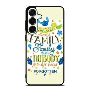 OHANA MEANS FAMILY Samsung Galaxy S25 Plus Case Cover OHANA MEANS FAMILY Samsung Galaxy S25 Plus Case Cover