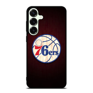 PHILADELPHIA 76ERS WOODEN LOGO Samsung Galaxy S25 Plus Case Cover