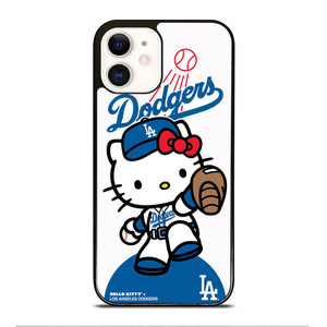 LA DODGERS HELLO KITTY 3 iPhone 12 Case Cover