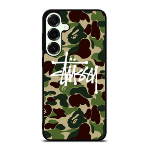 STUSSY BAPE CAMO Samsung Galaxy S25 Plus Case Cover