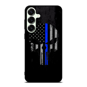THIN BLUE LINE PUNISHER BLACK Samsung Galaxy S25 Plus Case Cover