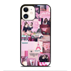 LITTLE MIX PINK COLLAGE iPhone 12 Case Cover LITTLE MIX PINK COLLAGE iPhone 12 Case Cover