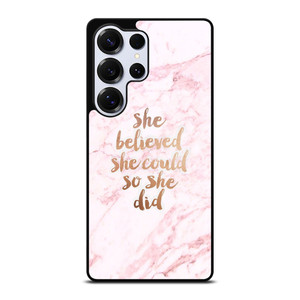 BELIEVE IN YOURSELF MARBLE Samsung Galaxy S25 Ultra Case Cover
