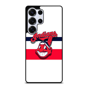 CLEVELAND INDIANS STRIPE LOGO Samsung Galaxy S25 Ultra Case Cover