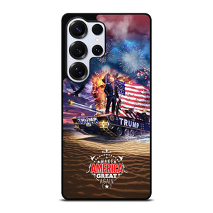 DONALD TRUMP AMERICA GREAT Samsung Galaxy S25 Ultra Case Cover