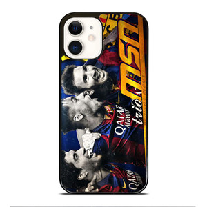 MESSI SUAREZ NEYMAR MSN 1 iPhone 12 Case Cover MESSI SUAREZ NEYMAR MSN 1 iPhone 12 Case Cover