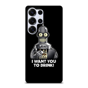 FUTURAMA BENDER I WANT YOU TO DRINK Samsung Galaxy S25 Ultra Case Cover FUTURAMA BENDER I WANT YOU TO DRINK Samsung Galaxy S25 Ultra Case Cover