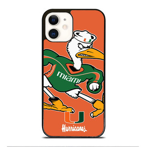 MIAMI HURRICANES UM 2 iPhone 12 Case Cover MIAMI HURRICANES UM 2 iPhone 12 Case Cover