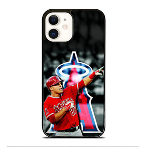 MIKE TROUT LOS ANGELES ANGELS iPhone 12 Case Cover MIKE TROUT LOS ANGELES ANGELS iPhone 12 Case Cover