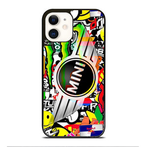 MINI COOPER STICKER BOMB iPhone 12 Case Cover