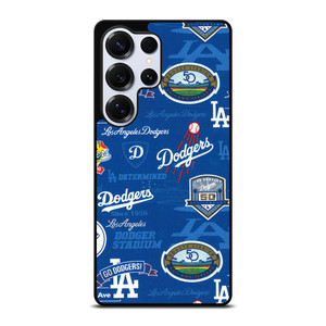 LOS ANGELES DODGERS LOGO COLLAGE Samsung Galaxy S25 Ultra Case Cover LOS ANGELES DODGERS LOGO COLLAGE Samsung Galaxy S25 Ultra Case Cover