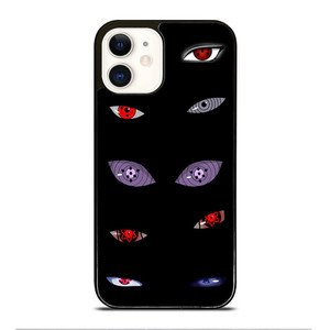 NARUTO SHARINGAN EYE COLLAGE iPhone 12 Case Cover