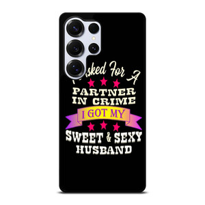 PARTNER IN CRIME HUSBAND Samsung Galaxy S25 Ultra Case Cover PARTNER IN CRIME HUSBAND Samsung Galaxy S25 Ultra Case Cover