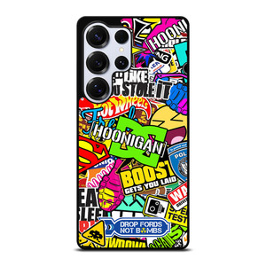 STICKER BOMB DC HOONIGAN Samsung Galaxy S25 Ultra Case Cover