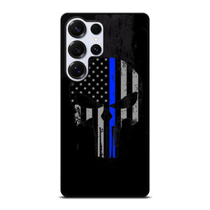 THIN BLUE LINE PUNISHER BLACK Samsung Galaxy S25 Ultra Case Cover THIN BLUE LINE PUNISHER BLACK Samsung Galaxy S25 Ultra Case Cover