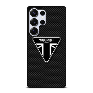 TRIUMPH MOTORCYCLE CARBON LOGO Samsung Galaxy S25 Ultra Case Cover