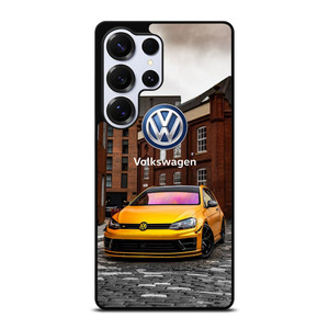 VW VOLKSWAGEN GTI CAR YEELOW Samsung Galaxy S25 Ultra Case Cover