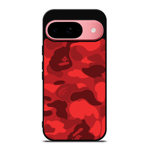 BAPE CAMO RED Google Pixel 9 Case Cover BAPE CAMO RED Google Pixel 9 Case Cover