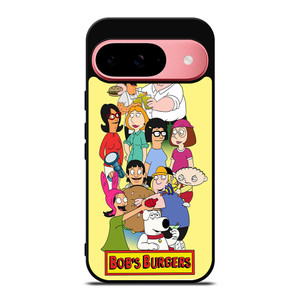 BOB'S BURGERS CHARACTER Google Pixel 9 Case Cover BOB'S BURGERS CHARACTER Google Pixel 9 Case Cover
