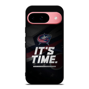 COLUMBUS BLUE JACKETS ITS TIME Google Pixel 9 Case Cover COLUMBUS BLUE JACKETS ITS TIME Google Pixel 9 Case Cover