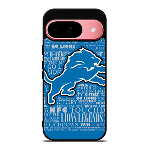 DETROIT LIONS QUOTE Google Pixel 9 Case Cover DETROIT LIONS QUOTE Google Pixel 9 Case Cover