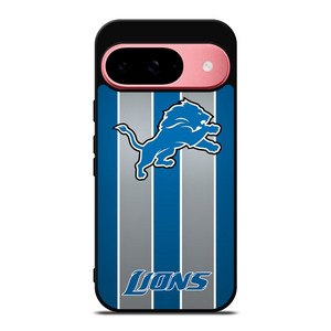 DETROIT LIONS STRIPE Google Pixel 9 Case Cover DETROIT LIONS STRIPE Google Pixel 9 Case Cover
