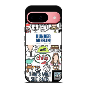 DUNDER MIFFLIN COLLAGE Google Pixel 9 Case Cover DUNDER MIFFLIN COLLAGE Google Pixel 9 Case Cover
