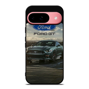 FORD MUSTANG GT BLACK CAR Google Pixel 9 Case Cover FORD MUSTANG GT BLACK CAR Google Pixel 9 Case Cover