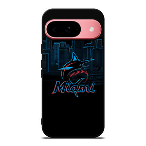 MIAMI MARLINS BLACK Google Pixel 9 Case Cover