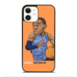RUSSELL WESTBROOK CARTOON iPhone 12 Case Cover RUSSELL WESTBROOK CARTOON iPhone 12 Case Cover