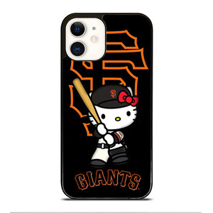 SAN FRANCISCO GIANTS HELLO KITTY iPhone 12 Case Cover SAN FRANCISCO GIANTS HELLO KITTY iPhone 12 Case Cover