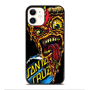 SANTA CRUZ SKATEBOARDS PIZZA iPhone 12 Case Cover SANTA CRUZ SKATEBOARDS PIZZA iPhone 12 Case Cover