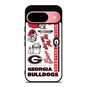 UGA GEORGIA BULLDOGS COLLAGE Google Pixel 9 Case Cover