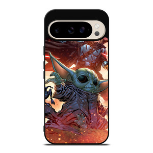BABY YODA AND THE MANDALORIAN 2 Google Pixel 9 Pro Case Cover