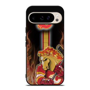 CALGARY FLAMES MASCOT Google Pixel 9 Pro Case Cover CALGARY FLAMES MASCOT Google Pixel 9 Pro Case Cover