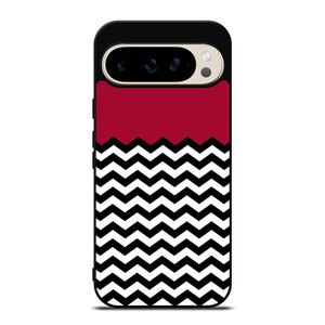 COLOR BLOCK DARK RED CHEVRON Google Pixel 9 Pro Case Cover COLOR BLOCK DARK RED CHEVRON Google Pixel 9 Pro Case Cover